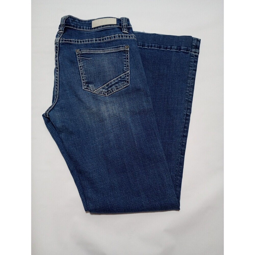 Rock & Roll Cowgirl Jeans Womens  31x34 High Rise Trouser Flare Medium Wash